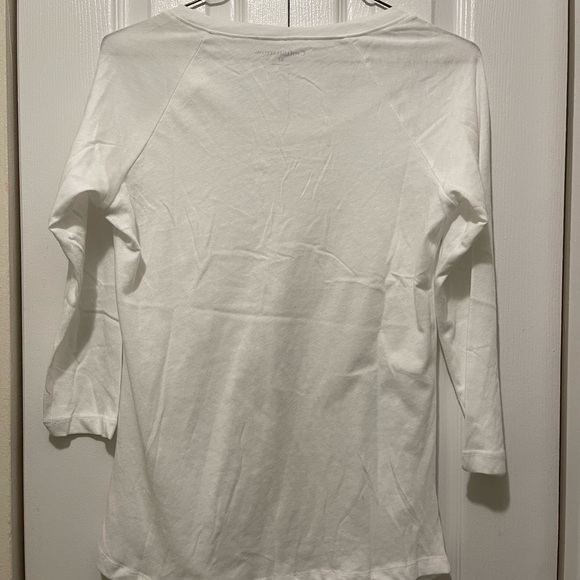 BNWOT Croft & Barrow 3/4 sleeve top - Picture 3 of 3